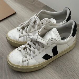 Veja White and Black Women's Sneakers